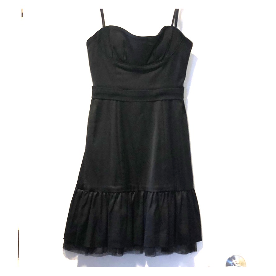 Bcbg Maxazria Strapless Black Dress